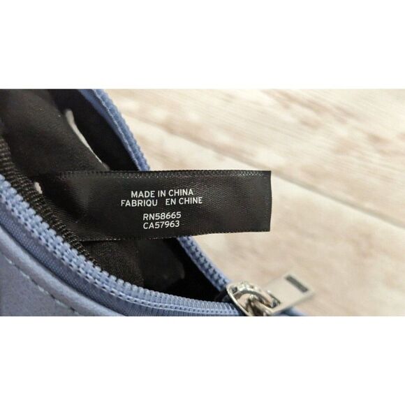 Nordstrom BP Half Moon Pouch Blue Coin Purse Bag Charm  5" Small NWT - Picture 4 of 6